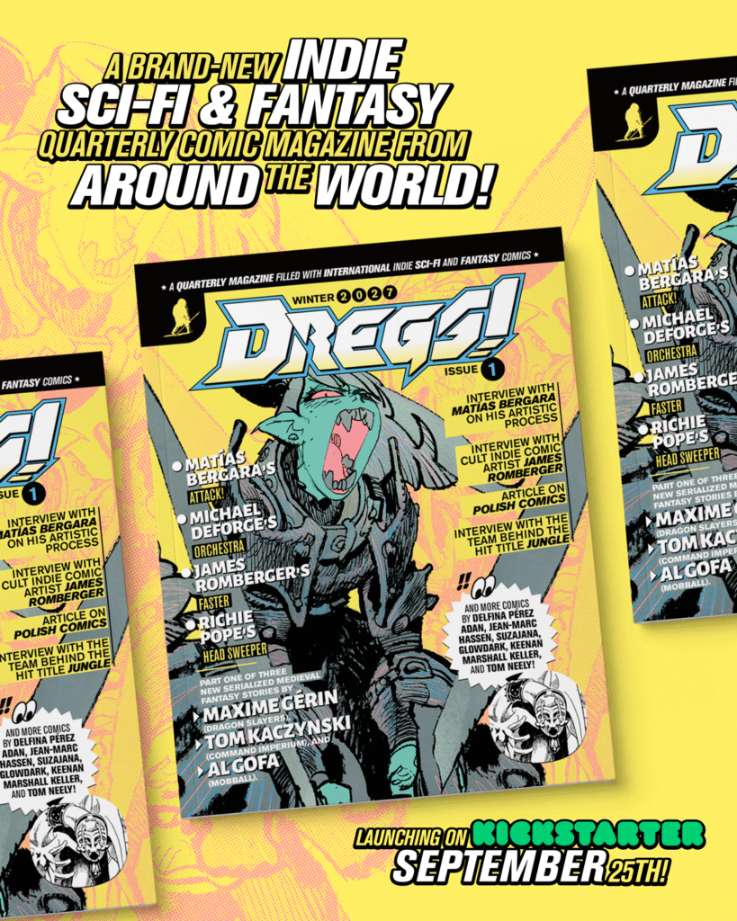 DREGS! A NEW INDIE SCI-FI & FANTASY COMIC MAGAZINE